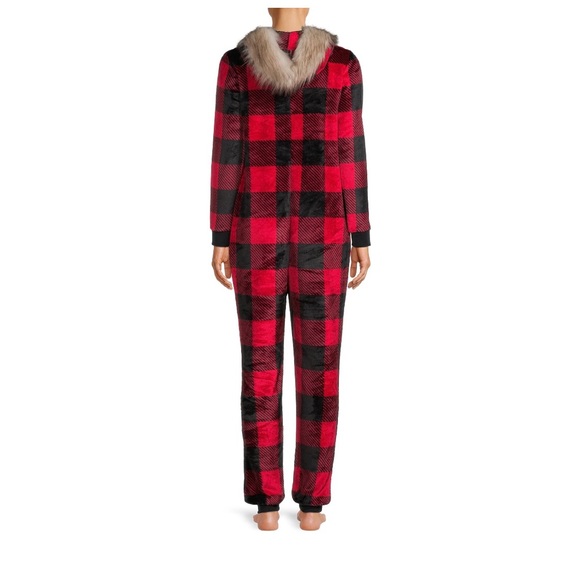 Secret Treasures Womens All In One Zip Front Suit With Hood Size Medium 8-10 New - Picture 5 of 5